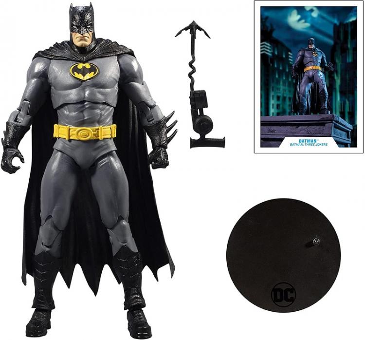 DC MULTIVERSE (BATMAN: THREE JOKERS) BRUCE WAYNE STATUA ACTION FIGURE BUILD 18cm