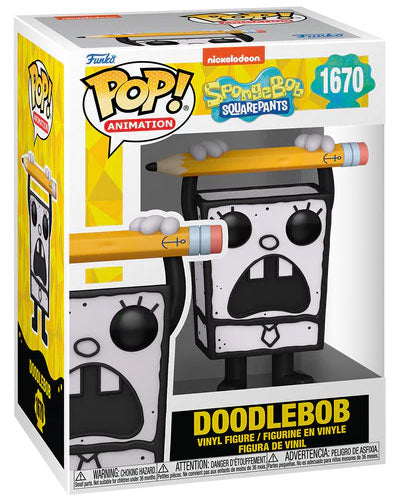 Funko Pop ! Animation Spongebob 25Th (1670) Doodlebob Figure Vinyl 9Cm Statua