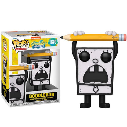 Funko Pop ! Animation Spongebob 25Th (1670) Doodlebob Figure Vinyl 9Cm Statua