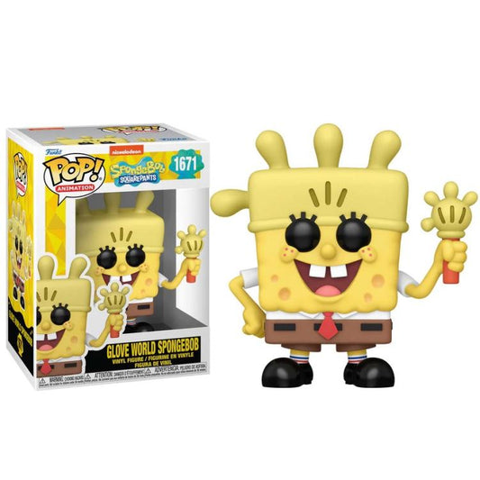 Funko Pop ! Animation Spongebob 25Th (1671) Glove World Spongebob Figure Vinyl