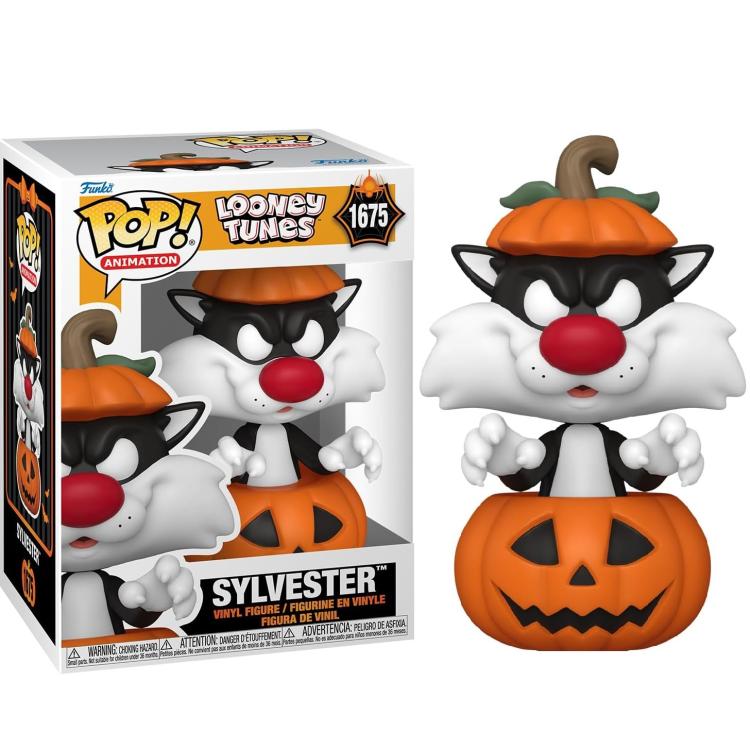 Funko Pop ! Animation Looney Tunes Halloween (1675) Sylvester W/Pumpkin Figure