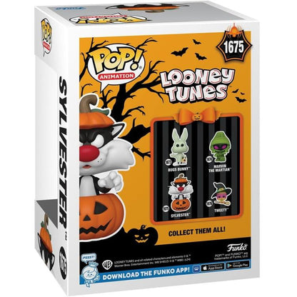 Funko Pop ! Animation Looney Tunes Halloween (1675) Sylvester W/Pumpkin Figure