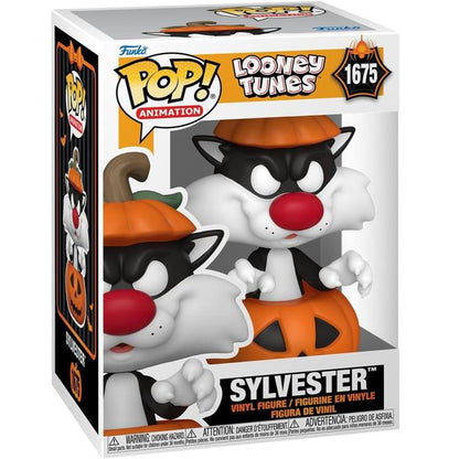 Funko Pop ! Animation Looney Tunes Halloween (1675) Sylvester W/Pumpkin Figure