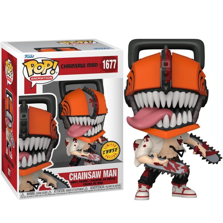 Funko Pop ! Animation Chainsaw Man (1677) Chainsaw Man Chase Vinyl Figure 9Cm