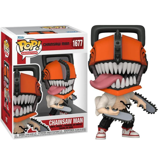 Funko Pop ! Animation Chainsaw Man - (1677) Chainsaw Man Vinyl Figure 9Cm