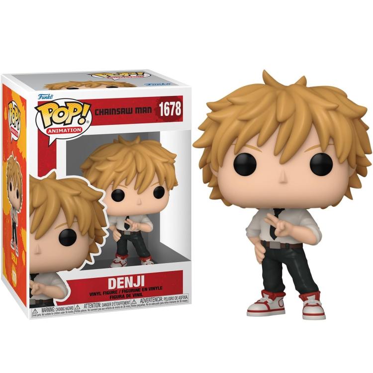 Funko Pop ! Animation Chainsaw Man (1678) Man Denji Vinyl Figure 9Cm Collezione