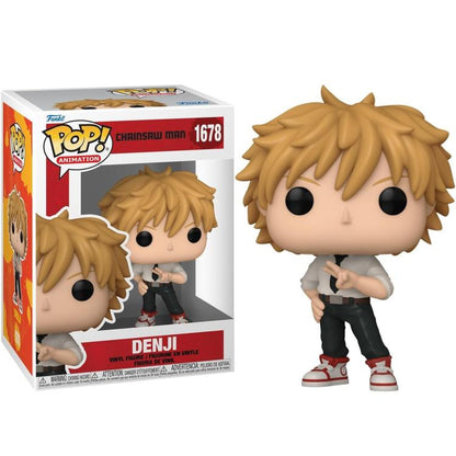 Funko Pop ! Animation Chainsaw Man (1678) Man Denji Vinyl Figure 9Cm Collezione