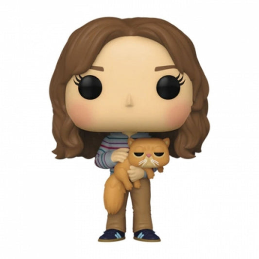 Funko Pop ! Harry Potter - (167) Hermione Granger W/Crookshanks Vinyl Figure 9Cm