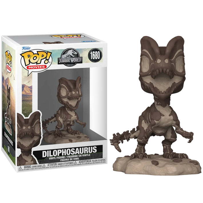 Funko Pop ! Movies Jurassic World (1681) Dilophosaurus Vinyl Figure 9Cm Statua