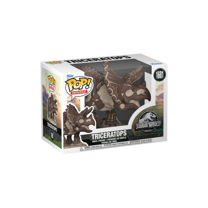 Funko Pop ! Movies Jurassic World (1681) Triceratops Vinyl Figure Tricearatopo