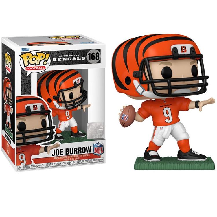 Funko Pop ! Football - Nfl -  Bengals (168) Joe Burrow - Player Football Vinyl