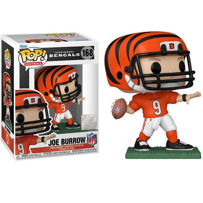 Funko Pop ! Football - Nfl -  Bengals (168) Joe Burrow - Player Football Vinyl