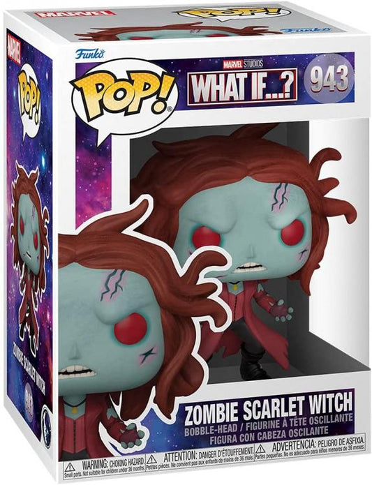 Funko Pop Marvel What If...? Zombie Scarlet Witch (943) Statuetta Vinyl Figure
