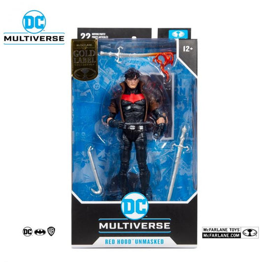 DC MULTIVERSE RED HOOD UNMASKED GOLD LABEL STATUA FIGURE BATMAN McFARLANE 18cm