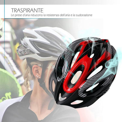 CASCO BICI REGOLABILE LEGGERO BICICLETTA CORSA MOUNTAIN BIKE MTB STRADA CICLISMO
