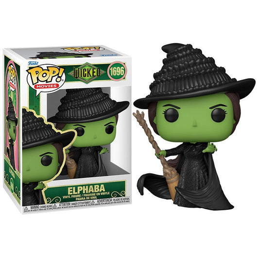 Funko Pop ! Wicked Movies - (1696) Elphaba Vinyl Figure Mago Di Oz 9Cm Wizard