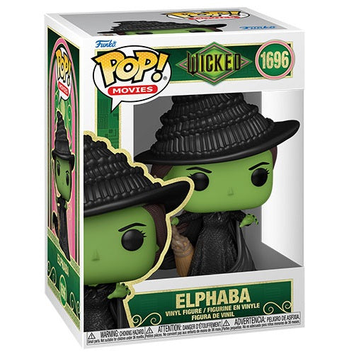 Funko Pop ! Wicked Movies - (1696) Elphaba Vinyl Figure Mago Di Oz 9Cm Wizard