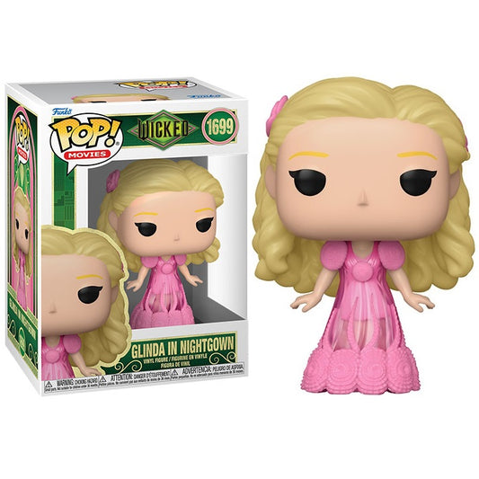 Funko Pop ! Wicked - (1699) Glinda In Nightgown Vinyl Figure Mago Di Oz 9Cm