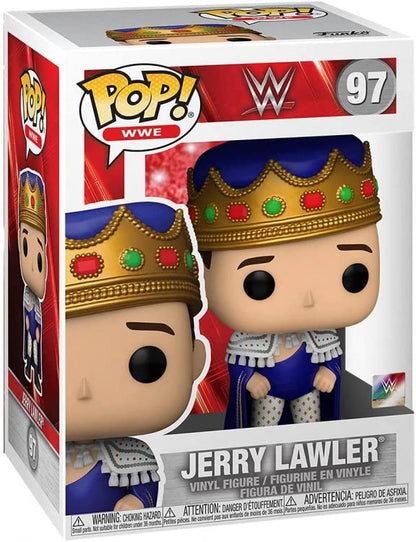 Funko Pop Wwe - Jerry Lawler (97) Statuetta Wrestling Da Collezione Vinyl Figure
