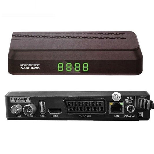 Nordmende Decoder Digitale Terrestre Satellitare Combo Dvb T2+S2 Lan S210265Nd
