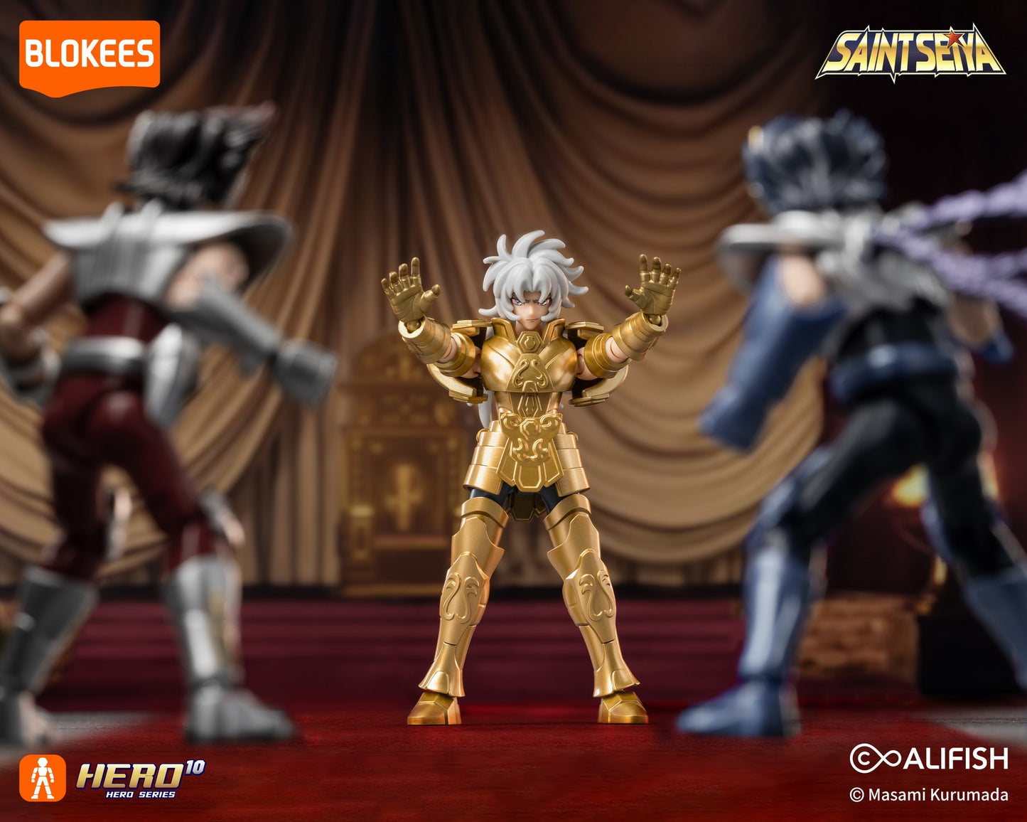 Blokees - Saint Seiya - Galaxy Version 04 - Gold Zodiac Vol (2) (Box Intero) - Action Figure 75034