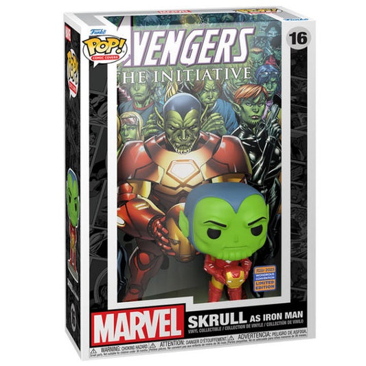 Funko Pop ! Comic Cover Avengers (16) Skrull As Iron Man Limited Edition Figure