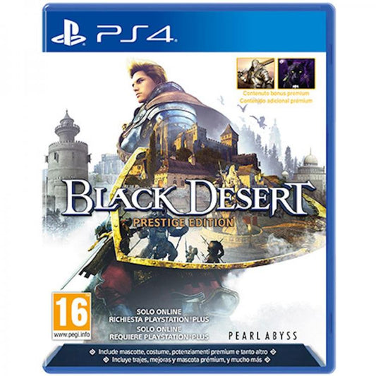 BLACK DESERT PRESTIGE EDITION PS4 GIOCO ITALIANO NUOVO PLAY STATION 4 VIDEOGIOCO