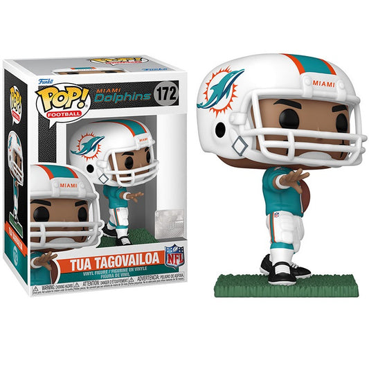 Funko Pop ! Football Nfl - Dolphins (172) Tua Tagovailoa - Player Football Vinyl