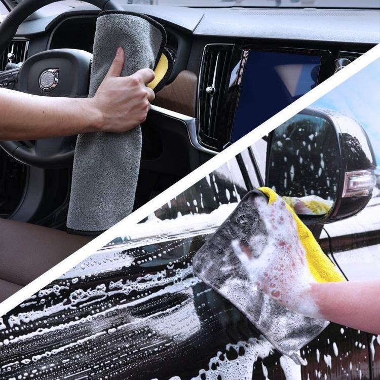 2pz PANNO MICROFIBRA ASSORBENTE INTERNO ESTERNO VETRI AUTO ANTI ALONI GRAFFIO
