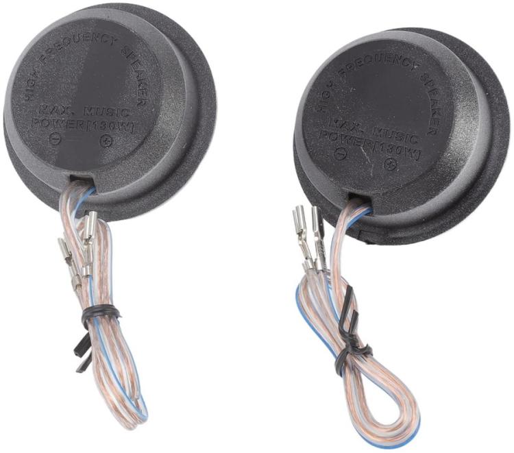 COPPIA TWEETER DOME AUDIO ALTOPARLANTI PER AUTO MINI CASSE 130W ALTA EFFICIENZA