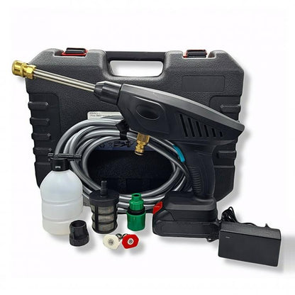 Idropulitrice A Batteria 21V | Alta Pressione Portatile Senza Fili Lavaggio Auto
