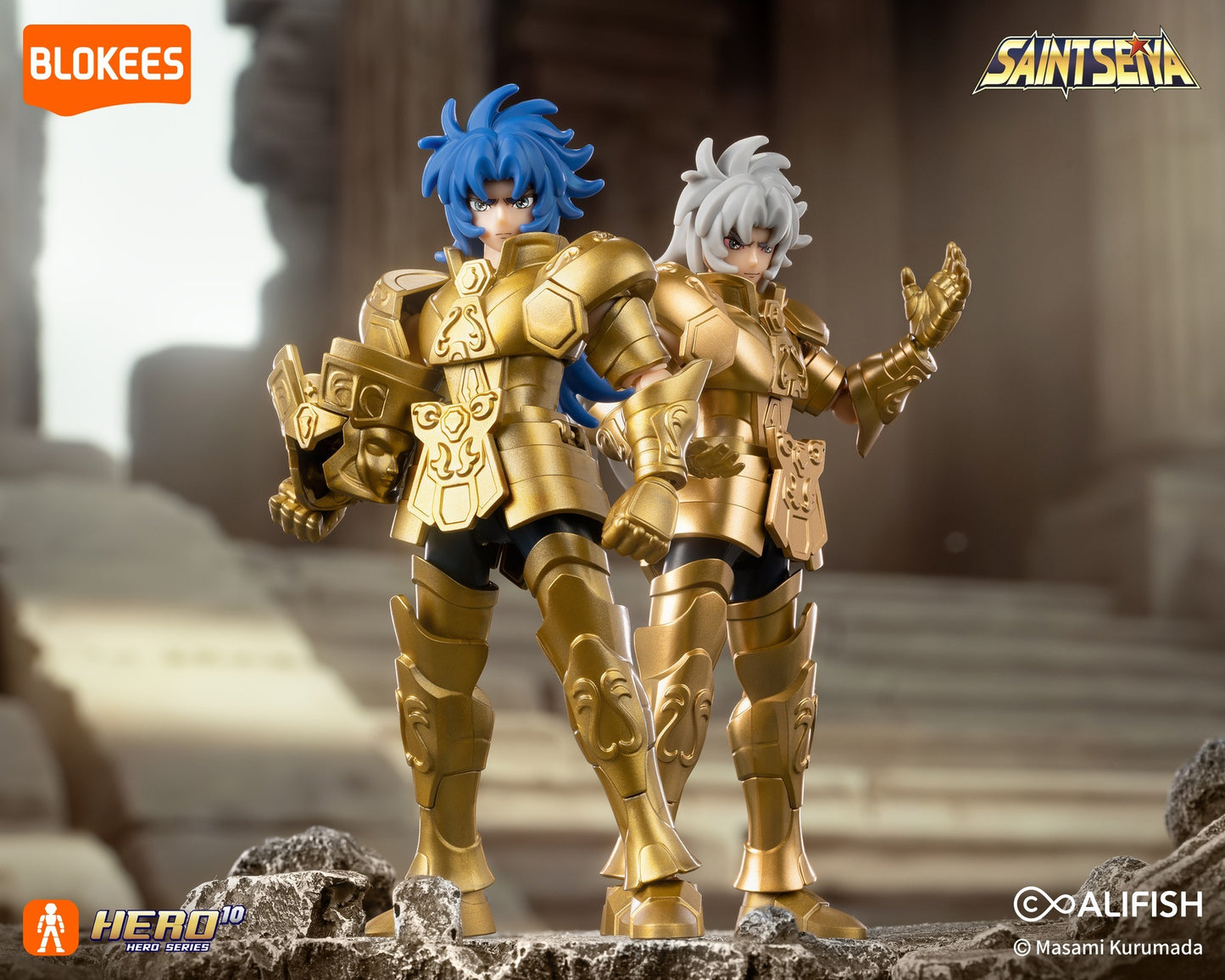 Blokees - Saint Seiya - Galaxy Version 04 - Gold Zodiac Vol (2) (Box Intero) - Action Figure 75034