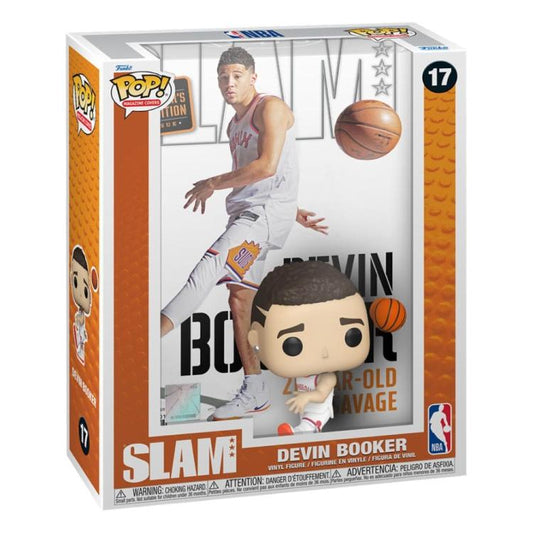 Funko Pop ! Basketball - Magazine Cover : Slam Nba - (17) Devin Booker Vinyl 9Cm