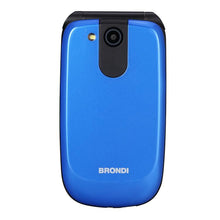 BRONDI RAPTOR CELLULARE GSM FLIP DISPLAY DUAL SIM FOTOCAMERA 1.3MP BLU