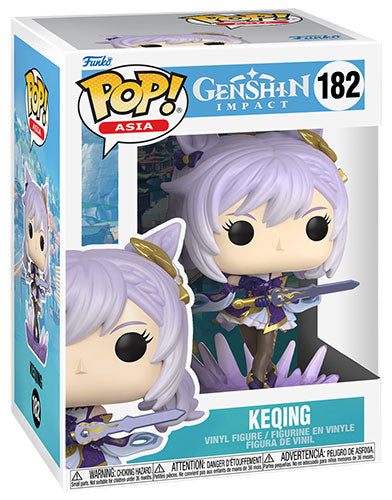 Funko Pop ! Asia Genshin Impact S2 - (182) Keqing Games Manga Rpg Vinyl Figure