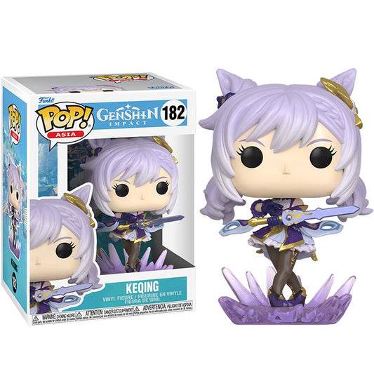 Funko Pop ! Asia Genshin Impact S2 - (182) Keqing Games Manga Rpg Vinyl Figure