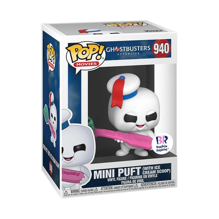 Funko Pop Ghostbusters Afterlife 940 Mini Puft With Ice Cream Scoop Special Ed.