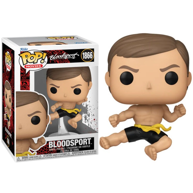 Funko Pop ! Movies Bloodsport (1866) Jean-Claud Van Damme (Frank Dux) Figure 9Cm