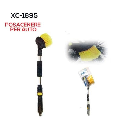 Idrospazzola Telescopica Spazzola Pulizia Lavaggio Auto Moto Furgone E Pannelli