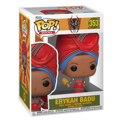 Funko Pop ! Rocks - (353) Erykah Badu (Tyrone) Figure Vinyl Baduizm Singer 9Cm