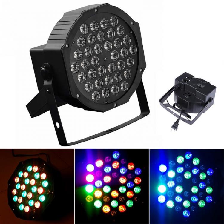Faro Par Rgb 36 Led Alta Luminosita Dmx 512 Strobo Wash Programmabile Discoteca