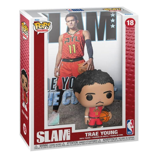 Funko Pop ! Basketball - Magazine Cover : Slam Nba - (18) Trae Young Vinyl 9Cm