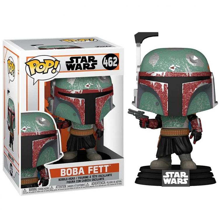 Funko Pop ! Star Wars Mandalorian - Boba Fett (462) Figure 9Cm Guerre Stellari