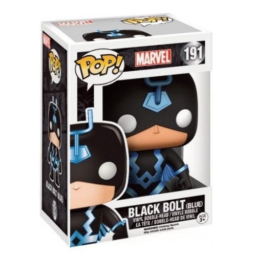 Funko Pop ! Marvel (191) Black Bolt (Blue) Bobble-Head Vinyl Figure 9Cm
