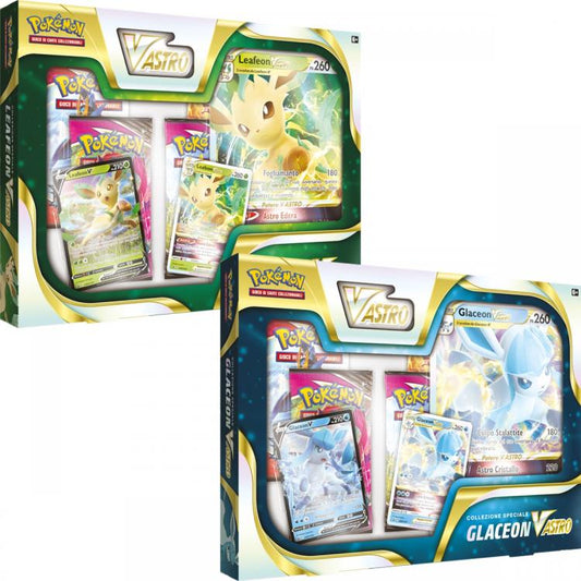 Pokemon Collezione Speciale Leafeon-V Astro/ Glaceon-V Astro - Carte Da Gioco
