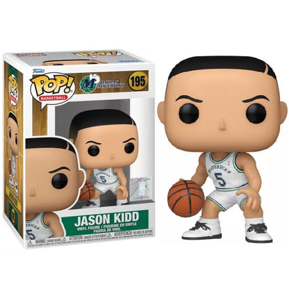 Funko Pop ! Nba Legends - (195) Jason Kidd Dallas Vinyl Figure Statuetta 9Cm