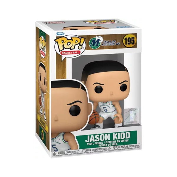 Funko Pop ! Nba Legends - (195) Jason Kidd Dallas Vinyl Figure Statuetta 9Cm