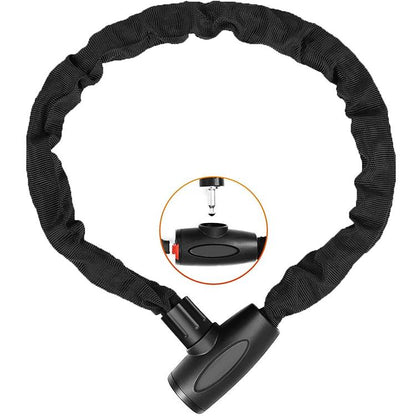 Hb Catena Rivestita Lucchetto Antifurto Metallo Per Scooter-Moto-Bici Elettrica