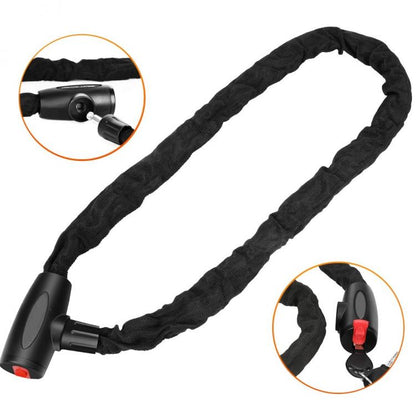 Hb Catena Rivestita Lucchetto Antifurto Metallo Per Scooter-Moto-Bici Elettrica