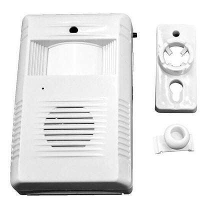 CAMPANELLO WIRELESS SENZA FILI SENSORE DI MOVIMENTO AVVISATORE DI ENTRATA NEGOZI